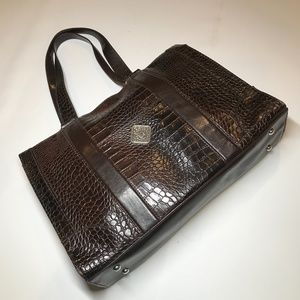 Coldwater Creek Purse Faux Alligator